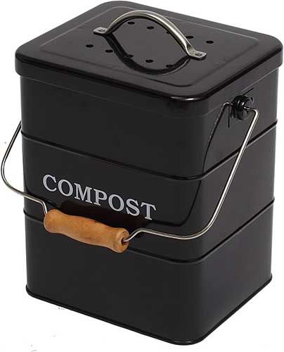 Bac à compost de comptoir pour une cuisine Bac compost