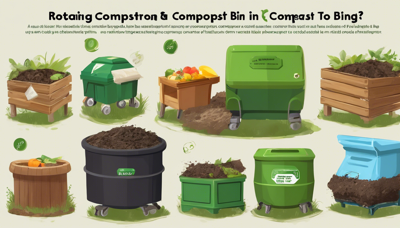 découvrez les avantages d'un bac à compost rotatif par rapport au compost traditionnel pour une meilleure gestion de vos déchets organiques.