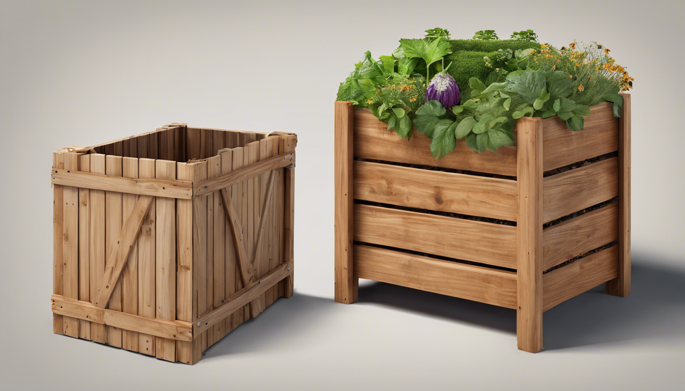 découvrez notre sélection de bacs à compost en bois pour faciliter le compostage dans votre jardin. optez pour un bac compost de qualité, esthétique et respectueux de l'environnement.